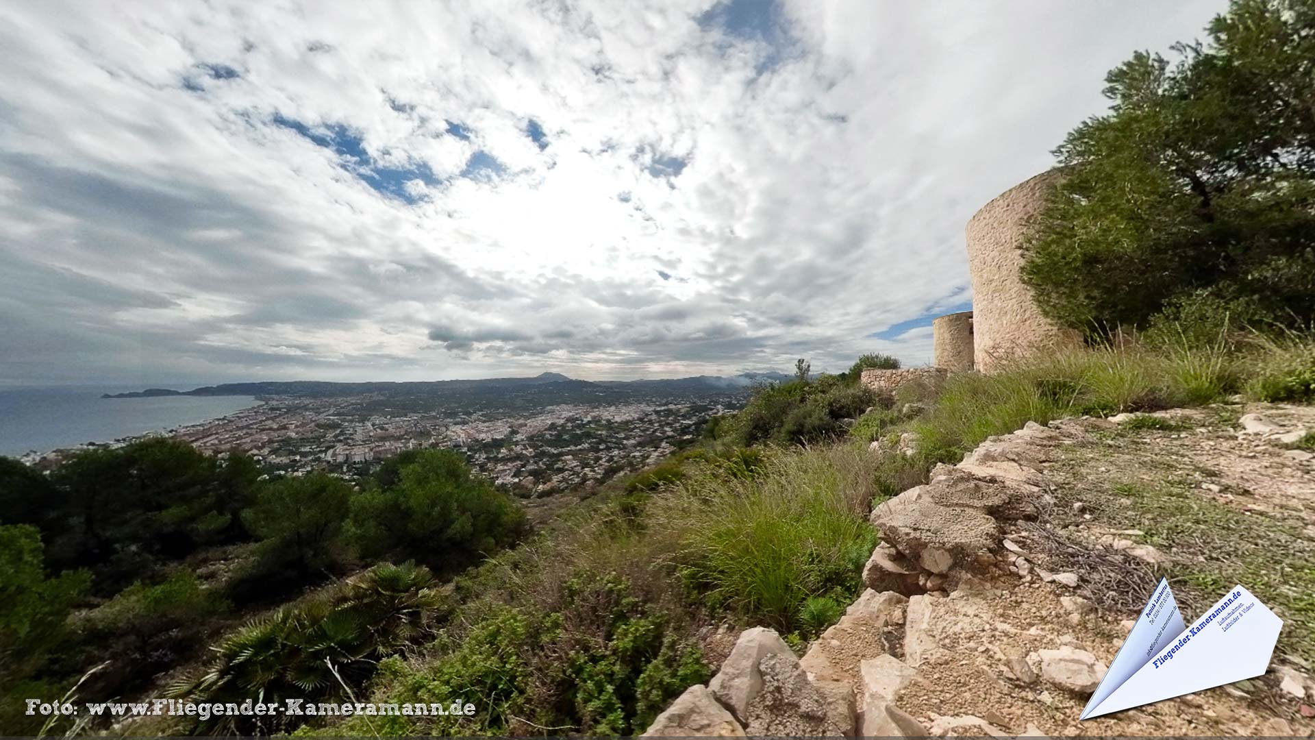 Los Molinos de la Plana de Jávea/Xàbia (ES) - 360°-Panorama