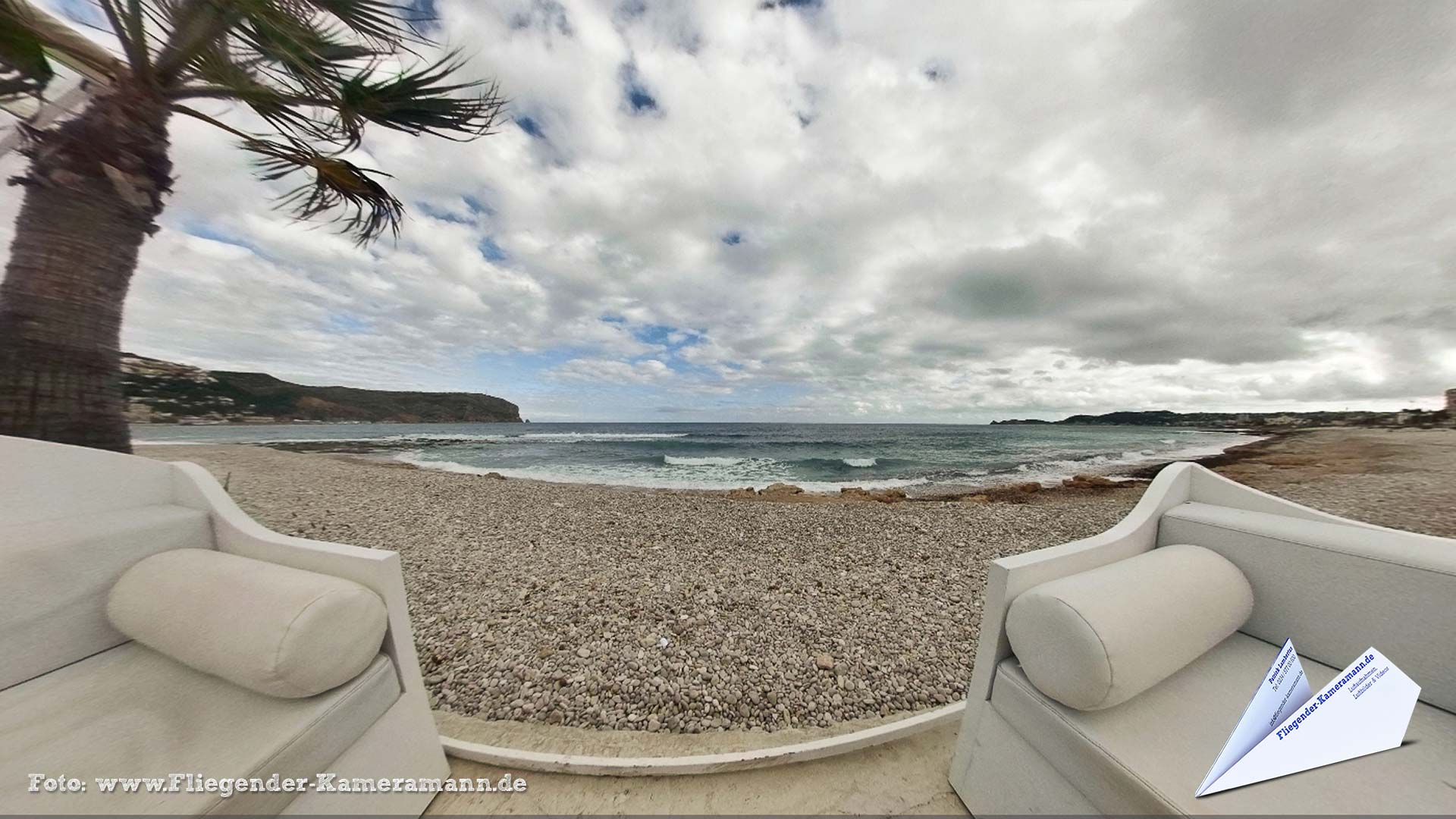 Platja Primer Muntanyar / Benissero de Jávea/Xàbia (ES) - 360°-Panorama