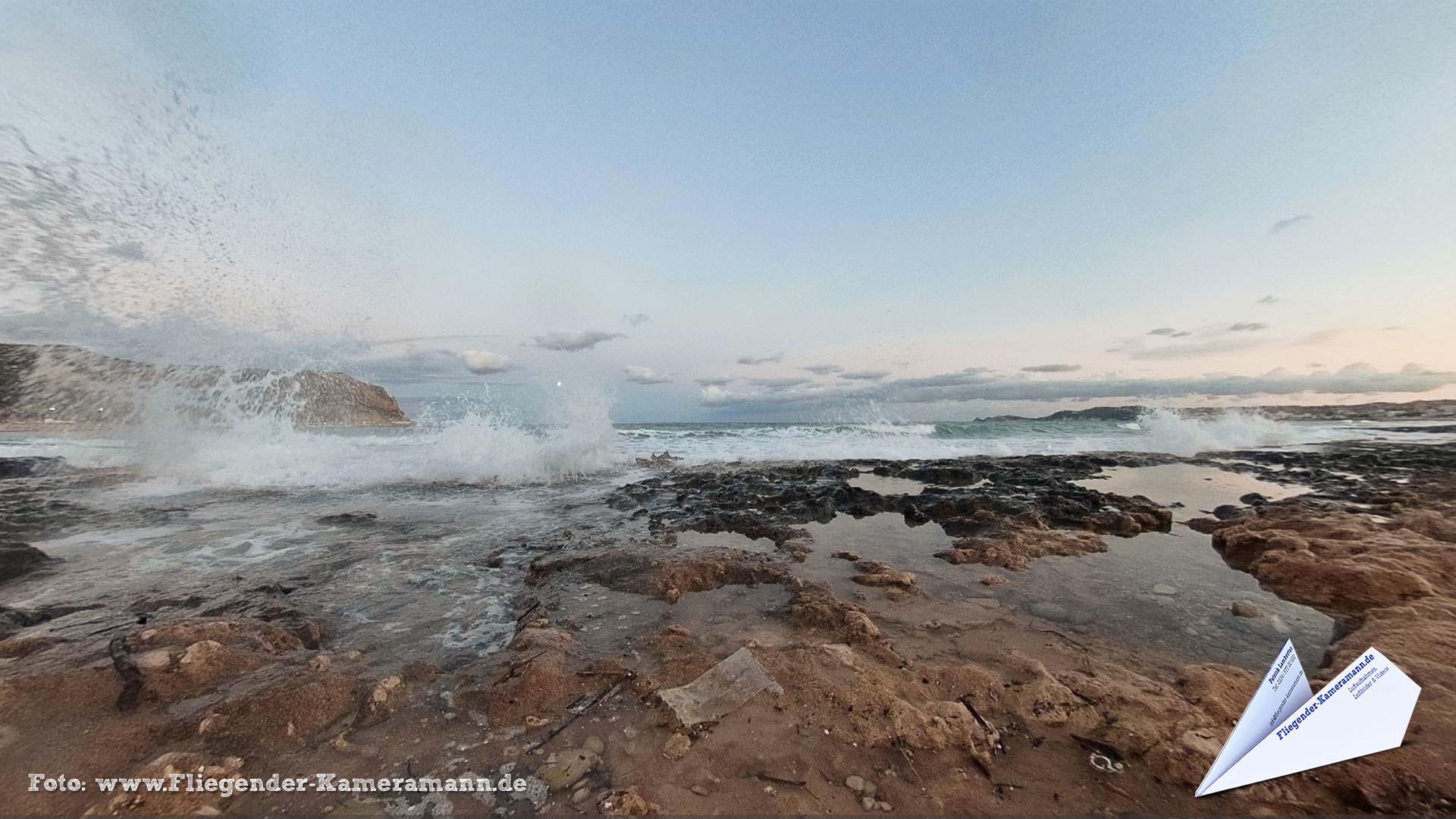 Platja Primer Muntanyar / Benissero de Jávea/Xàbia (ES) - 360°-Panorama