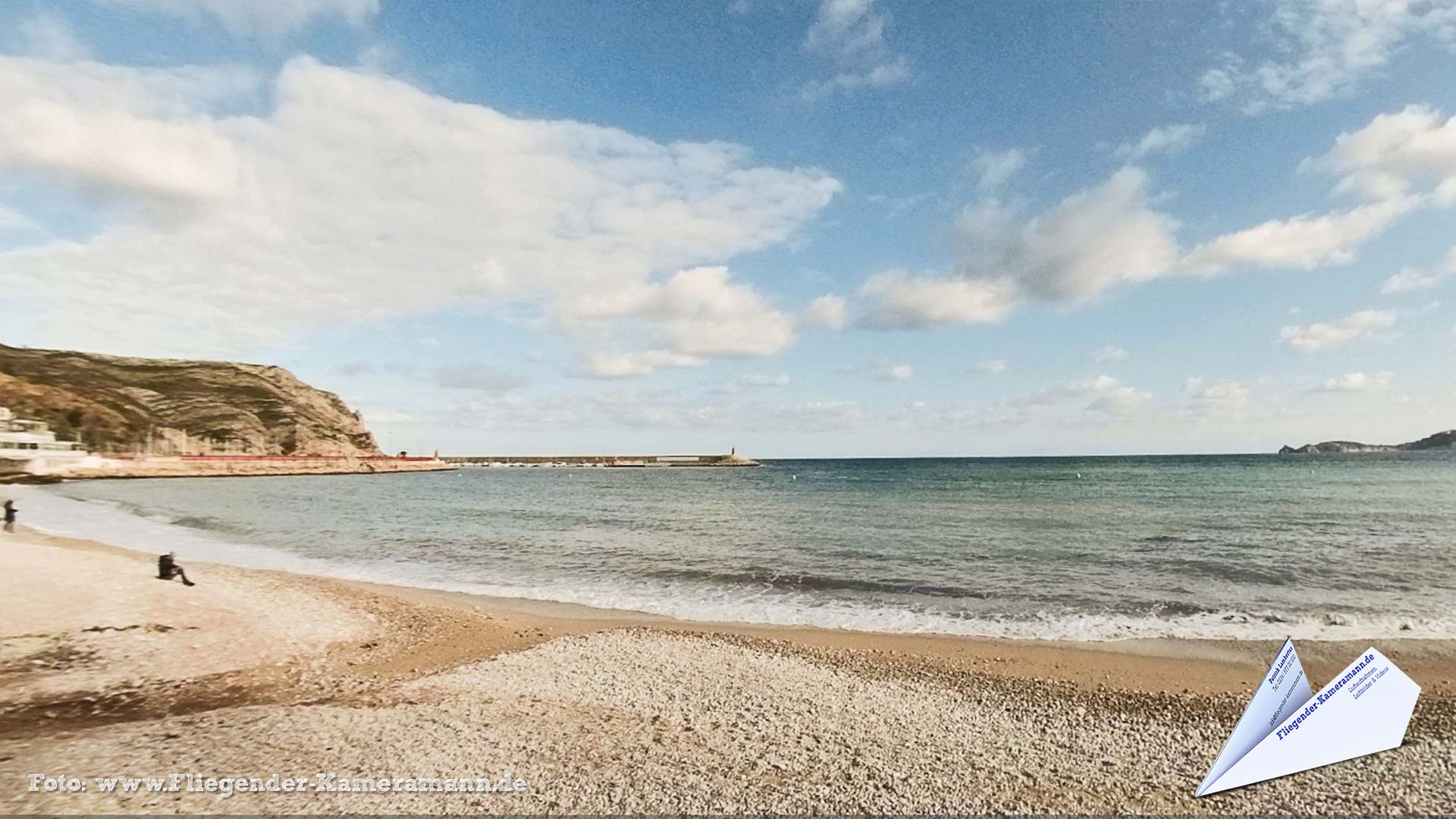 Playa de La Grava Strand de Jávea/Xàbia (ES) - 360°-Panorama