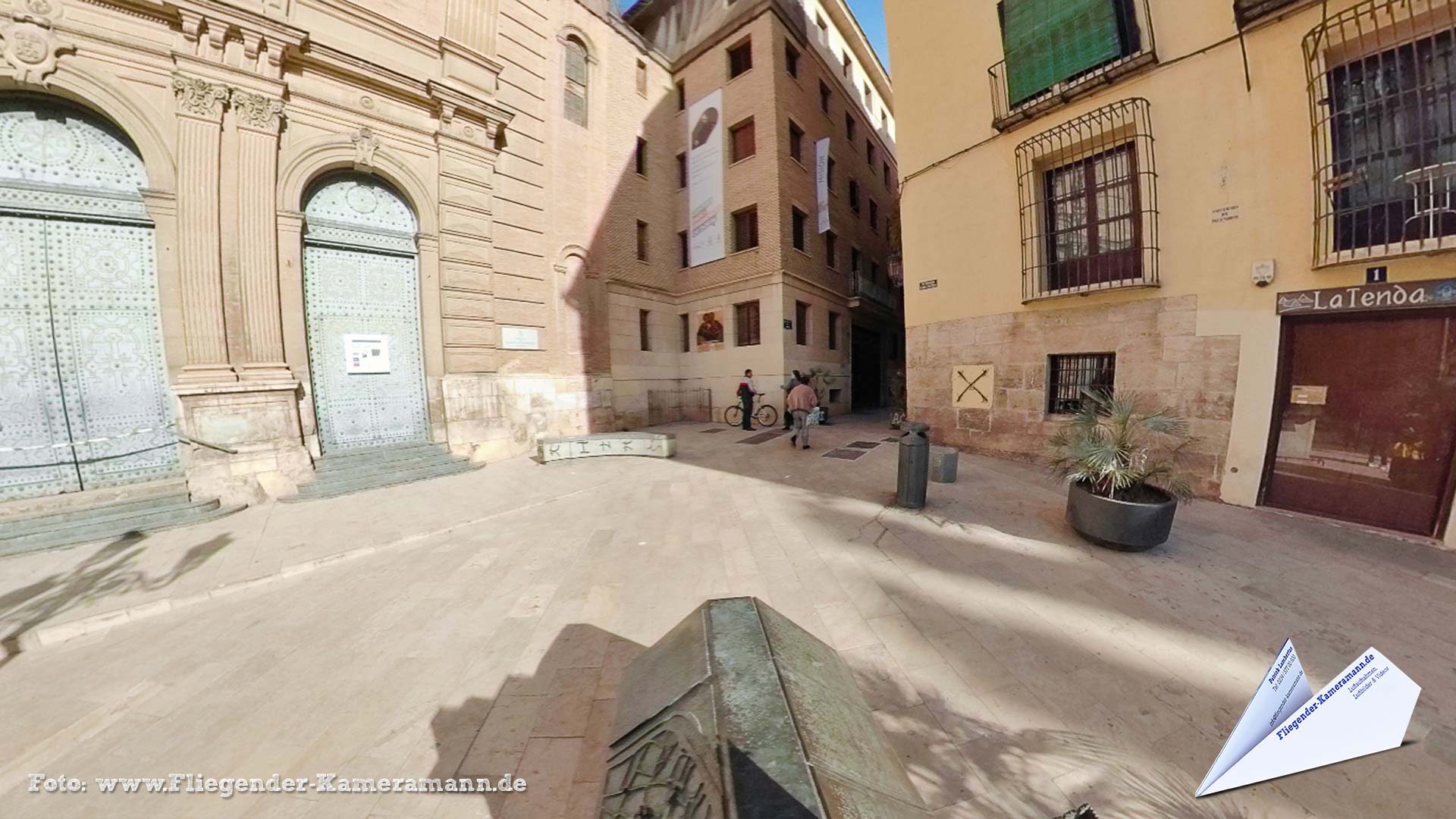 Plaza de la Companyia en Valencia (ES) - 360°-Panorama