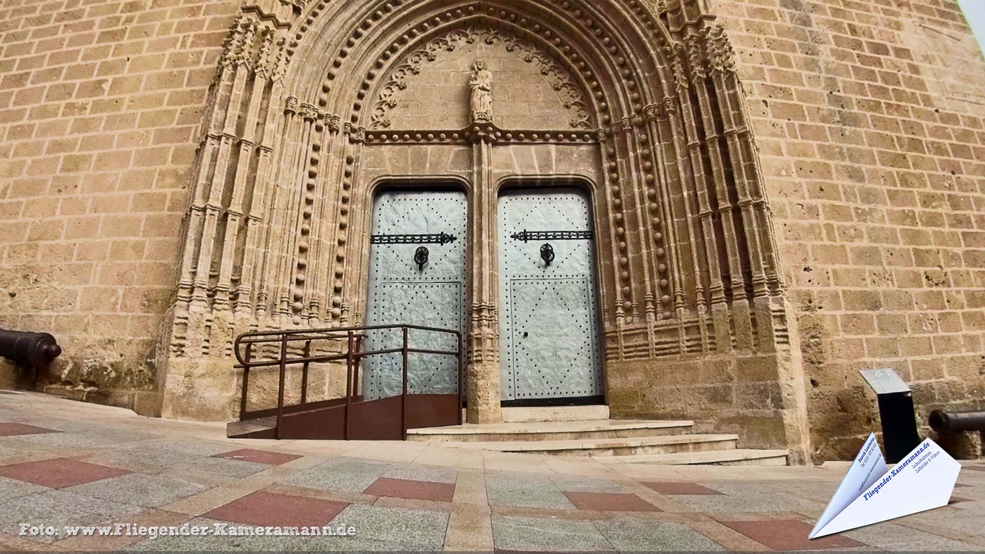 Plaza de la Iglesia San Bartolomé de Jávea (ES) - 360°-Panorama