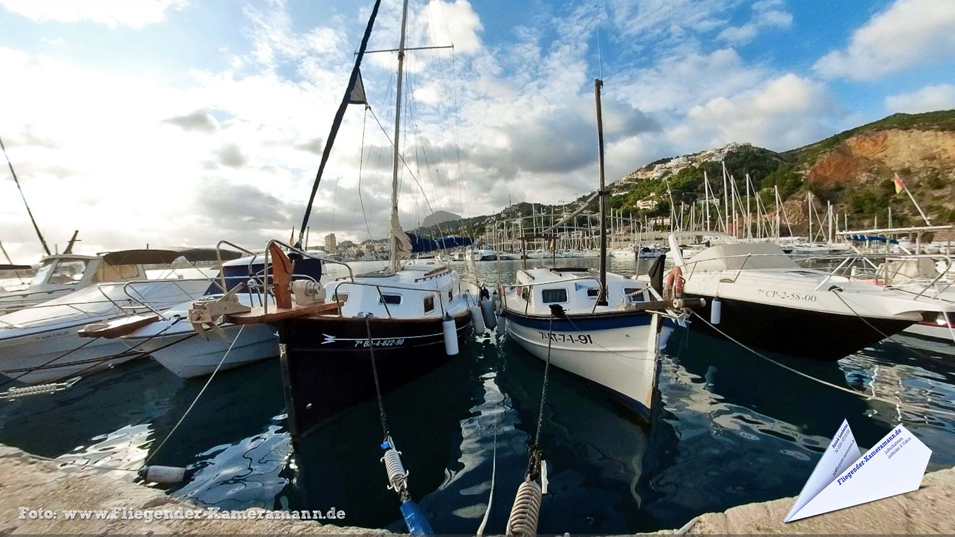 Puerto deportivo de Jávea/Xàbia (ES) - 360°-Panorama