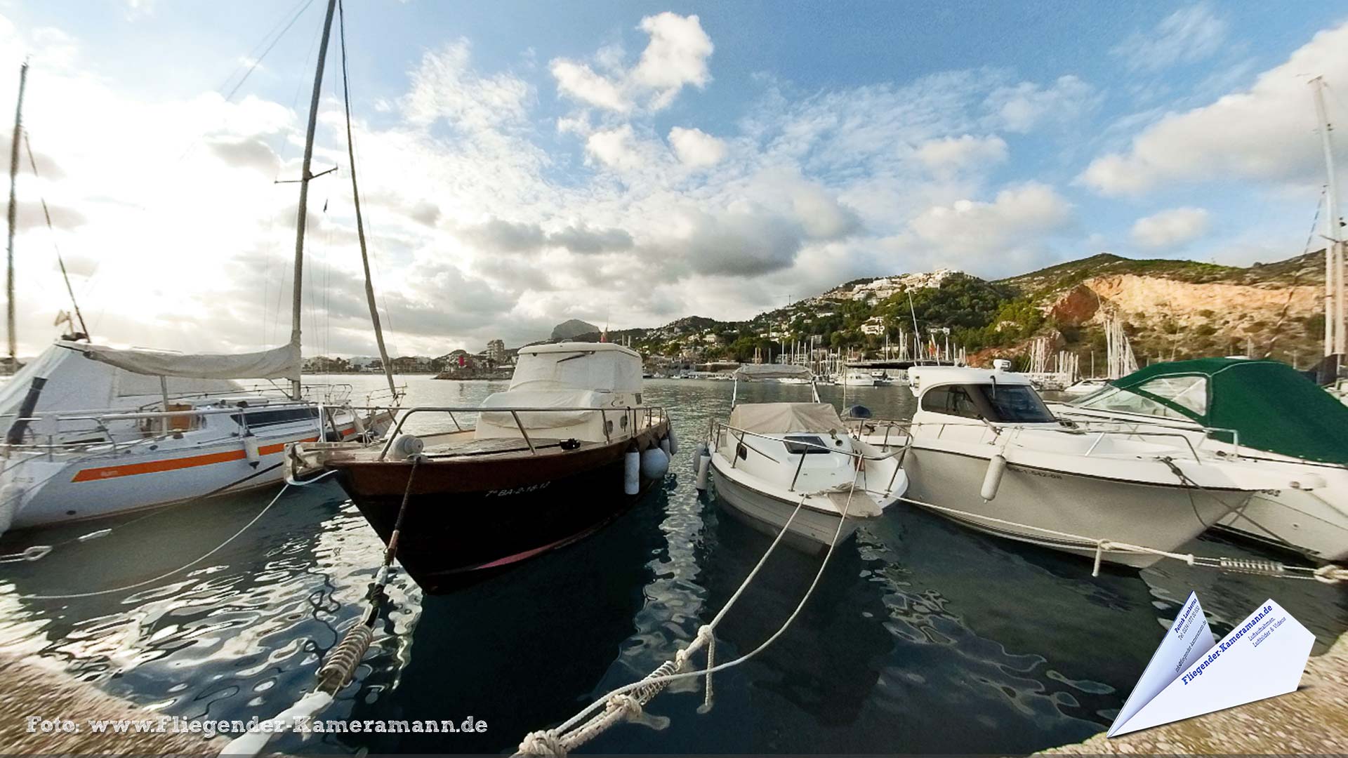 Puerto deportivo de Jávea/Xàbia (ES) - 360°-Panorama