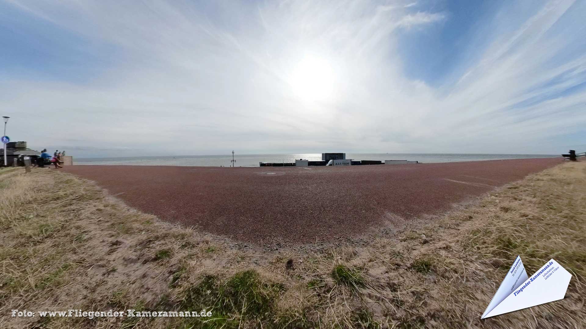 Dijk in Westkapelle (NL) - 360°-Panorama