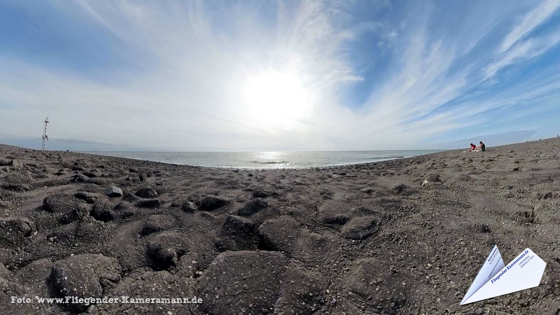 Dijk in Westkapelle (NL) - 360°-Panorama