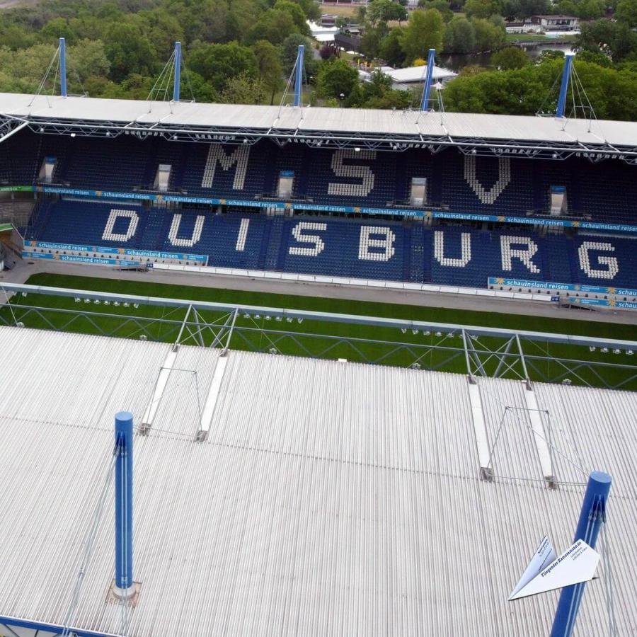 Luftaufnahme Schauinsland-Reisen Arena, MSV Duisburg