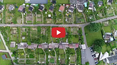 Gartenanlage Oberdorstfeld Dortmund Flug mit Drohne