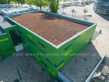 Foto mit Drohne: Luftaufnahmen mit Drohne vom modernisierten Schulzentrum Wiemelhausen in Bochum