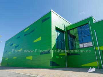 Foto mit Drohne: Luftaufnahmen mit Drohne vom modernisierten Schulzentrum Wiemelhausen in Bochum