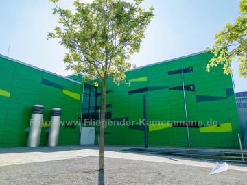 Foto mit Drohne: Luftaufnahmen mit Drohne vom modernisierten Schulzentrum Wiemelhausen in Bochum
