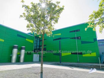 Foto mit Drohne: Luftaufnahmen mit Drohne vom modernisierten Schulzentrum Wiemelhausen in Bochum