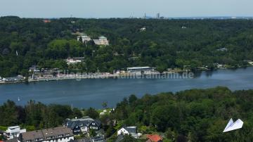 Foto mit Drohne: Hochauflösends Luftbild in Essen, hier der Baldeneysee