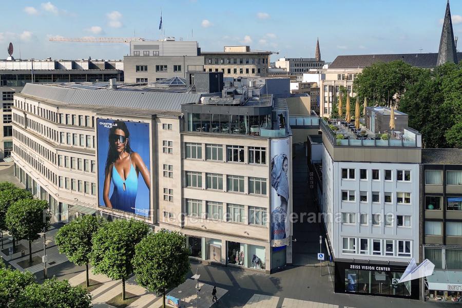 Drohnenaufnahmen von Baltz in der Bochumer Innenstadt