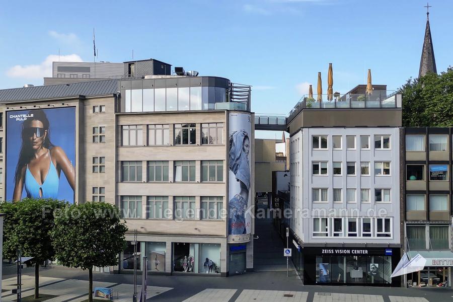 Drohnenaufnahmen von Baltz in der Bochumer Innenstadt