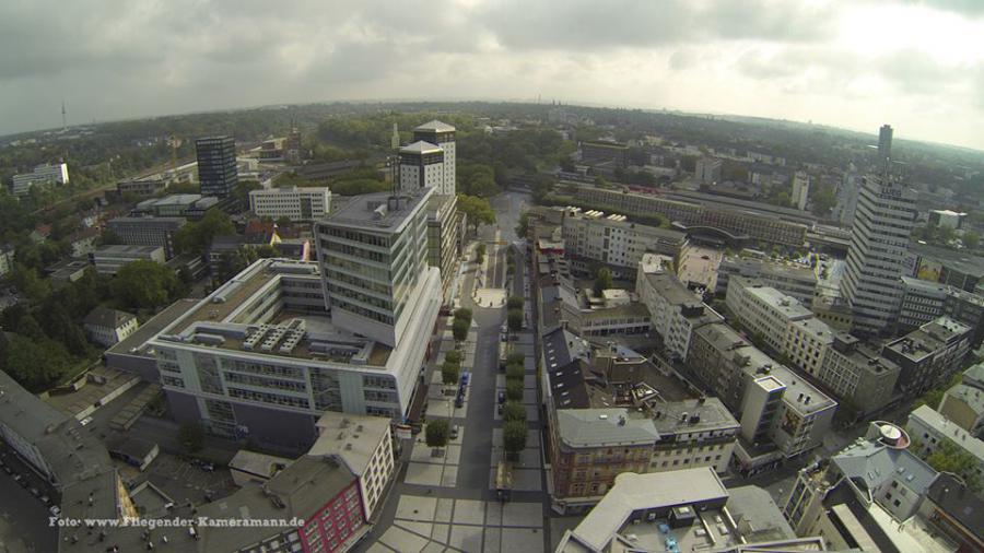 Luftbilder / Luftaufnahmen Umbau / Neubau Baltz Bochum