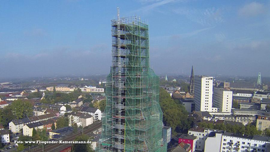 Luftbilder / Luftaufnahmen Baustelle Musikzentrum Bochum