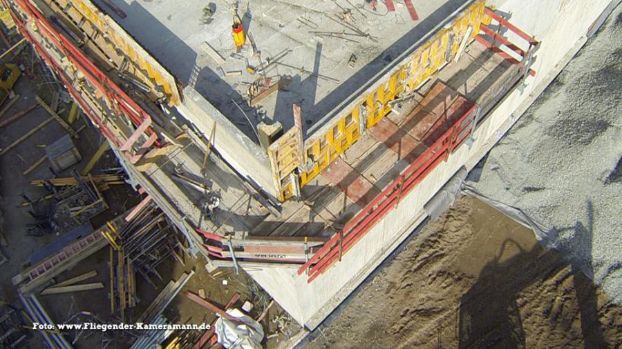 Luftbilder / Luftaufnahmen Baustelle Musikzentrum Bochum