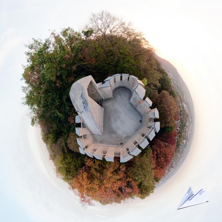 Little Planet 360° Bismarckturm Hattingen