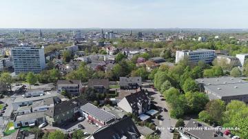 Foto mit Drohne: Luftaufnahme in Bochum-Altenbochum mit Kamera-Drohne