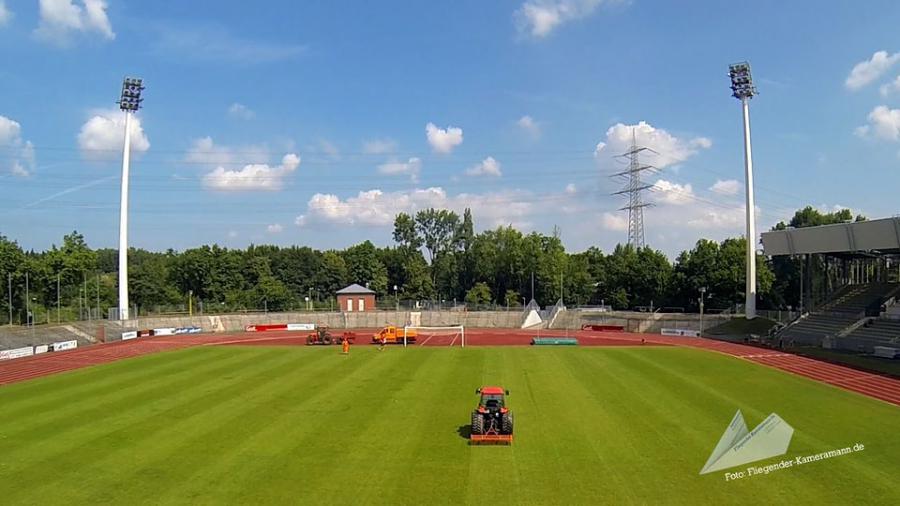 Luftbilder / Luftaufnahmen "Lohrheidestadion und Trainingsplatz"