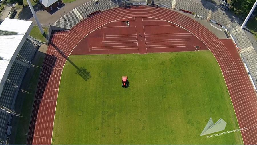 Luftbilder / Luftaufnahmen "Lohrheidestadion und Trainingsplatz"