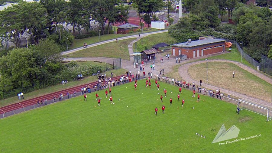 Luftbilder / Luftaufnahmen "Lohrheidestadion und Trainingsplatz"