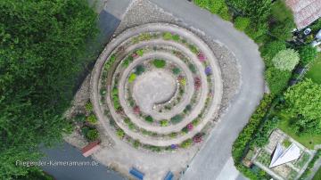 Foto mit Drohne: Luftaufnahmen der Gartenanlage Oberdorstfeld in Dortmund mit Drohne