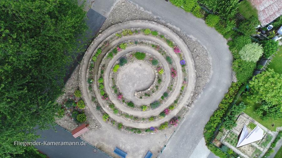 Luftaufnahmen der Gartenanlage Oberdorstfeld in Dortmund mit Drohne