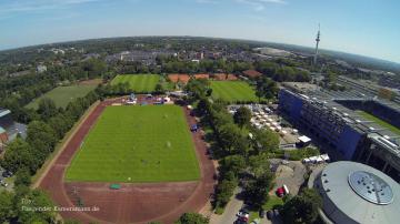 Foto mit Drohne: Luftaufnahmen der Saisoneröffnung beim VfL Bochum 1848