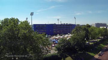 Foto mit Drohne: Luftaufnahmen der Saisoneröffnung beim VfL Bochum 1848