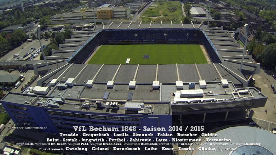 Luftaufnahmen der Saisoneröffnung beim VfL Bochum 1848