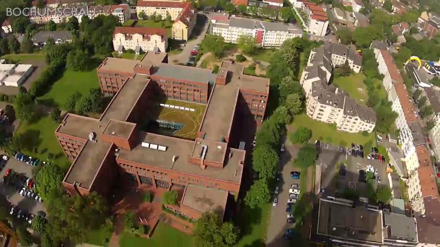 Luftbilder / Luftaufnahmen Exzenterhaus Bochum