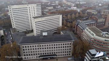 Foto mit Drohne: Luftaufnahmen vom Landgericht / Amtsgericht Bochum mit Drohne