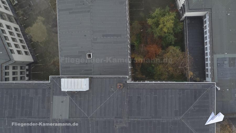 Luftaufnahmen vom Landgericht / Amtsgericht Bochum mit Drohne