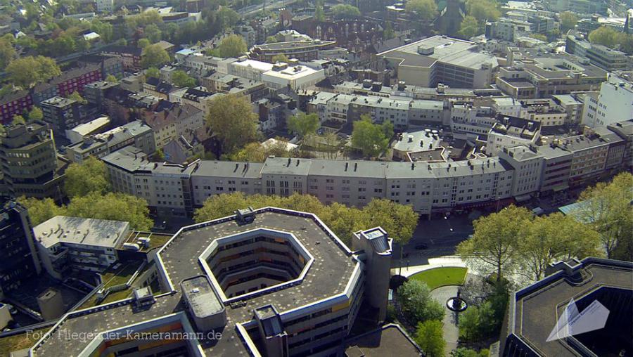 Luftbilder / Luftaufnahmen "Bochum Rathaus, VHS, Appolonia-Pfaus-Park"