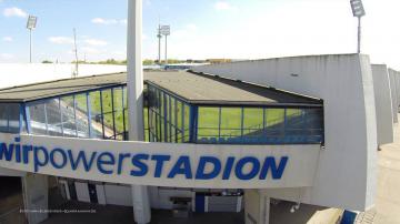 Foto mit Drohne: Luftbilder / Luftaufnahmen mit Drohne im Ruhrstadion VfL Bochum 1848