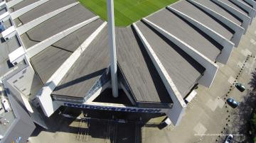 Foto mit Drohne: Luftbilder / Luftaufnahmen mit Drohne im Ruhrstadion VfL Bochum 1848