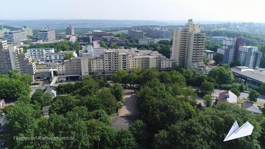 Luftaufnahmen vom Uni-Center Bochum mit Drohne