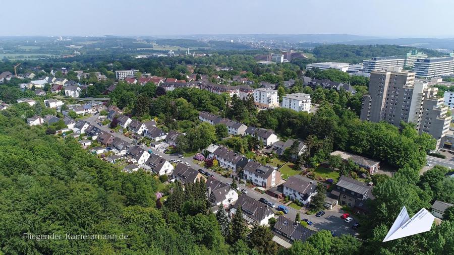 Luftaufnahmen vom Uni-Center Bochum mit Drohne