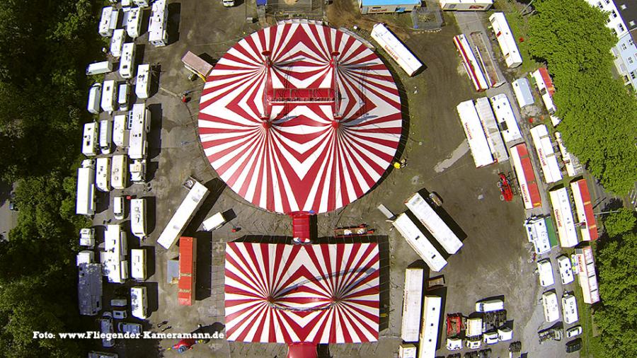 Luftbilder / Luftaufnahmen Zirkus