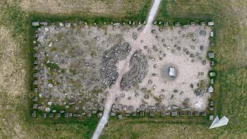 Foto mit Drohne: Luftaufnahmen mit Drohne aus dem Ruhrgebiet: Die Akademie Mont-Cenis in Henre