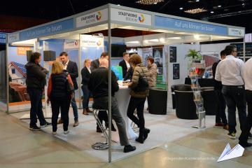 Foto mit Drohne: Bau Messe Bochum Messefoto