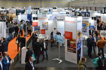 Foto mit Drohne: Messe Dortmund Messefotografie