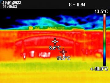 Foto mit Drohne: Thermografie / Wärmebild: Bochumer Hauptbahnhof